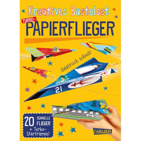 Kreatives Bastelset: Turbo-Papierflieger