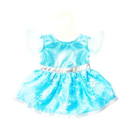 Puppen-Kleid  Eisprinzessin , klein, Gr. 28-35 cm