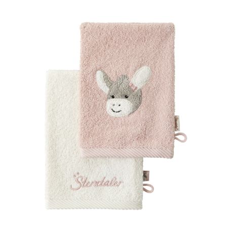 Sterntaler Waschhandschuhe Doppelpack Emmi Girl, zartrosa