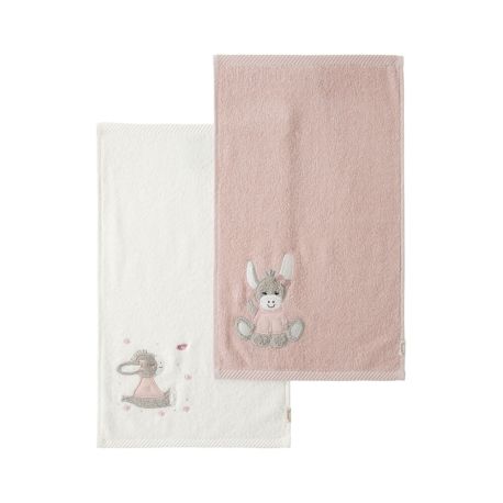 Sterntaler Kinderhandtücher Doppelpack Emmi Girl, zartrosa