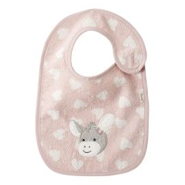 Sterntaler Klettlätzchen Emmi Girl Herzen, zartrosa