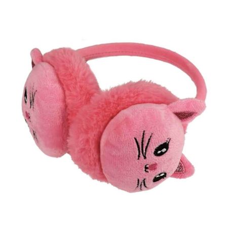 Ohrenwärmer Katze mittelrosa