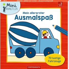 Mein allererster Ausmalspaß: 70 lustige Fahrz. (Mini-Künstler)