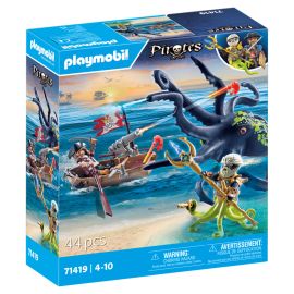 PLAYMOBIL 71419 Kampf gegen den Riesenoktopus