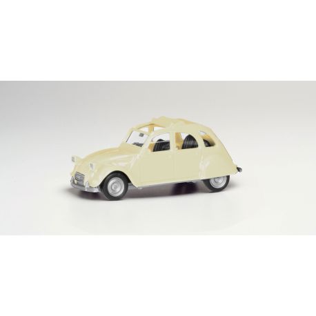 herpa - Citroen 2 CV Rolldach offen, elfenbein