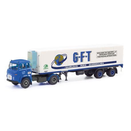 herpa - Scania Vabis LB 76 Kühlkoffer-Sattelzug GFT Wetzlar (Hessen Wetzlar)