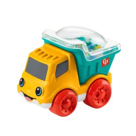 Fisher-Price Spielzeugfahrzeuge zum Schieben mit feinmotorische Aktivitäten für Babys, Stile können abweichen