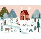 Weiße Winterwelt, Mini-Adventskalender-Sort.