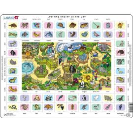 Puzzle - Learning English (5) at the Zoo