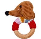 Häkel-Ringrassel Dackel - BabyGlück