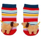 Rasselsöckchen Dackel - BabyGlück, one size (2-12 Mon.)