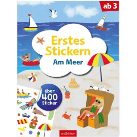 Erstes Stickern – Am Meer