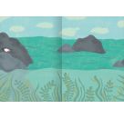 Erstes Stickern – Am Meer