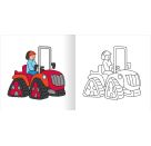 Mein erstes dickes Malbuch ab 2 – Bagger und Traktoren