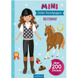 Mini-Sticker-Anziehpuppen – Reiterhof