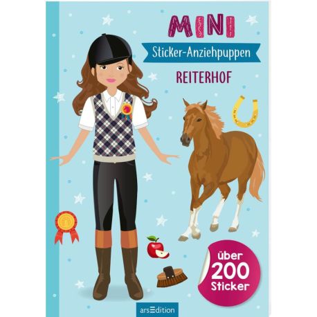 Mini-Sticker-Anziehpuppen – Reiterhof