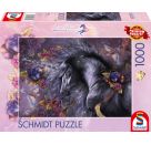 Puzzle Laurie Prindle Blaue Rose 1000Teile