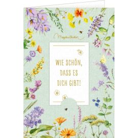 Grußkarten mit Kuvert GartenLiebe - M. Bastin, sortiert (1 Stück)