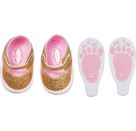 Baby Annabell Schuhe Gold 43cm