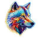 Wooden City: Wooden Puzzle Classy Wolf