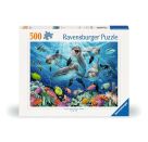 Ravensburger 12000200 Puzzle Delfine im Korallenriff 500 Teile