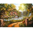 Ravensburger 12000218 Puzzle Cottage am Fluß 500 Teile