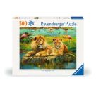 Ravensburger 12000220 Puzzle Löwen in der Savanne 500 Teile