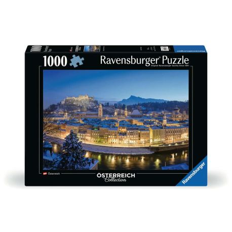 Ravensburger Puzzle 12000373 - Salzburger Abendstimmung - 1000 Teile Puzzle für Erwachsene und Kinder ab 14 Jahren