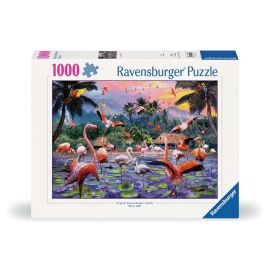 Ravensburger 12000574 Puzzle Pinke Flamingos 1000 Teile