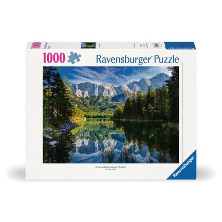 Ravensburger 12000653 Puzzle Eibsee mit Wettersteingebirge und Zugspitze 1000 Teile