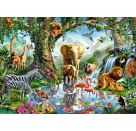 Ravensburger 12000682 Puzzle Abenteuer im Dschungel 1000 Teile