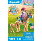 PLAYMOBIL 71498 Kind mit Pony und Fohlen