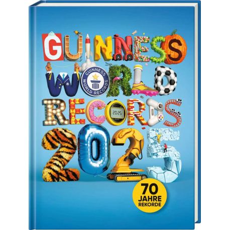 GUINNESS WORLD RECORDS 2025: Das beliebte Rekorde-Buch für Kinder und Erwachsene, Kinderbuch ab 8 Jahre und tolle Gesc