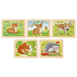 Einlegepuzzle Waldtiere sortiert (1 Stück)