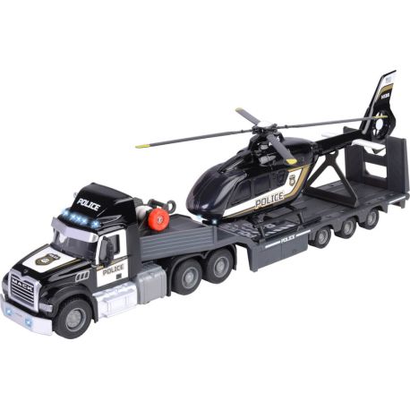 Mack Truck + Police Helicopter
