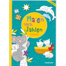 Malen nach Zahlen. Tierkinder