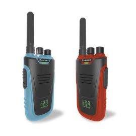Walkie-Talkies mit Taschenlampe blau rot