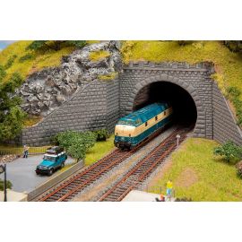 FALLER H0 Tunnelportal, 2-gleisig
