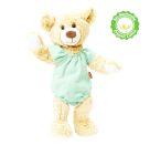 Puppen-Body mit Rüschen aus 100 % Bio-Baumwolle, mint, Gr. 28-35cm