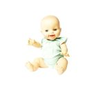 Puppen-Body mit Rüschen aus 100 % Bio-Baumwolle, mint, Gr. 35-45 cm