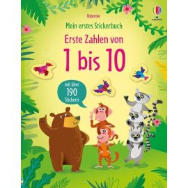 Mein erstes Stickerbuch: Erste Zahlen von 1 bis 10