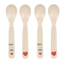 Spoon Set PP Cellulose Happy Rascals Heart