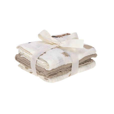 Mulltuch Babydecke M Little Mateys royal blue
