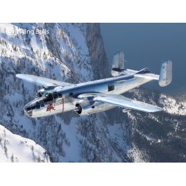 Geschenkset Flying B-25J Mitchell, Revell Modellbausatz mit Basiszubehör