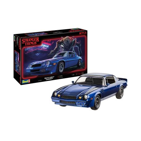 Stranger Things Chevy Camaro Z 28, Revell Modellbausatz