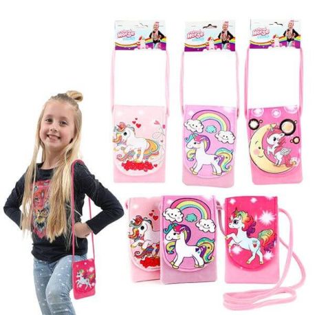TOITOYS DREAM HORSE Kleine Schultertasche Einhorn, 4-fach sortiert