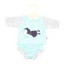 Puppen-Schwimm-Outfit Pinguin Pünktchen, 2-teilig, Gr. 35-45 cm