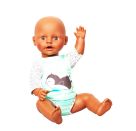 Puppen-Schwimm-Outfit Pinguin Pünktchen, 2-teilig, Gr. 35-45 cm