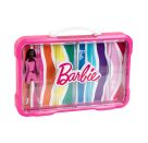 BRB - Sammelkoffervitrine für 6 Barbies mit leuchtendem Barbie Logo