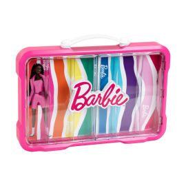 BRB - Sammelkoffervitrine für 6 Barbies mit leuchtendem Barbie Logo